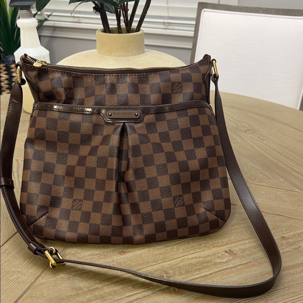 Louis Vuitton Dark Brown Checkered Crossbody Bag